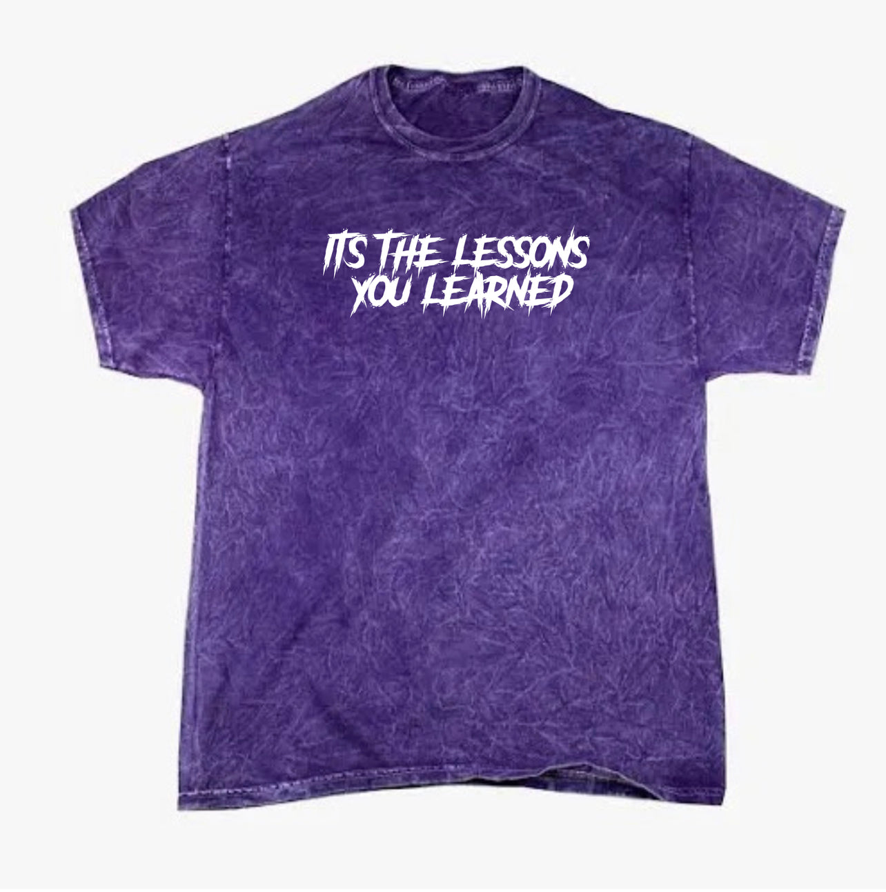 "Its The Lessons You Learned" Purple